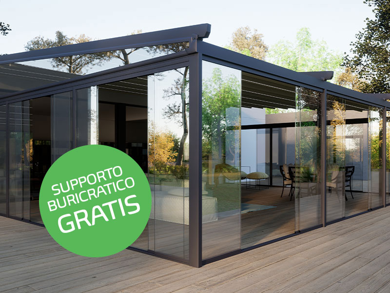 Veranda pergola